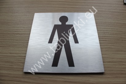 tabliczka na wc męski