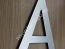 Cyfry i litery z aluminium (10cm)